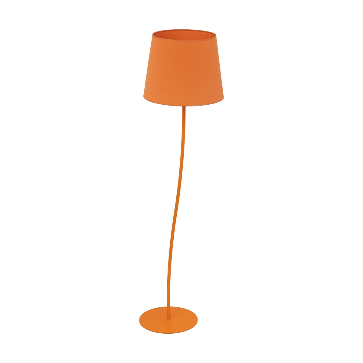 Lampa podłogowa TK Lighting NICOLA ORANGE 6644 pomarańczowa E27 150 cm do salonu i sypialni