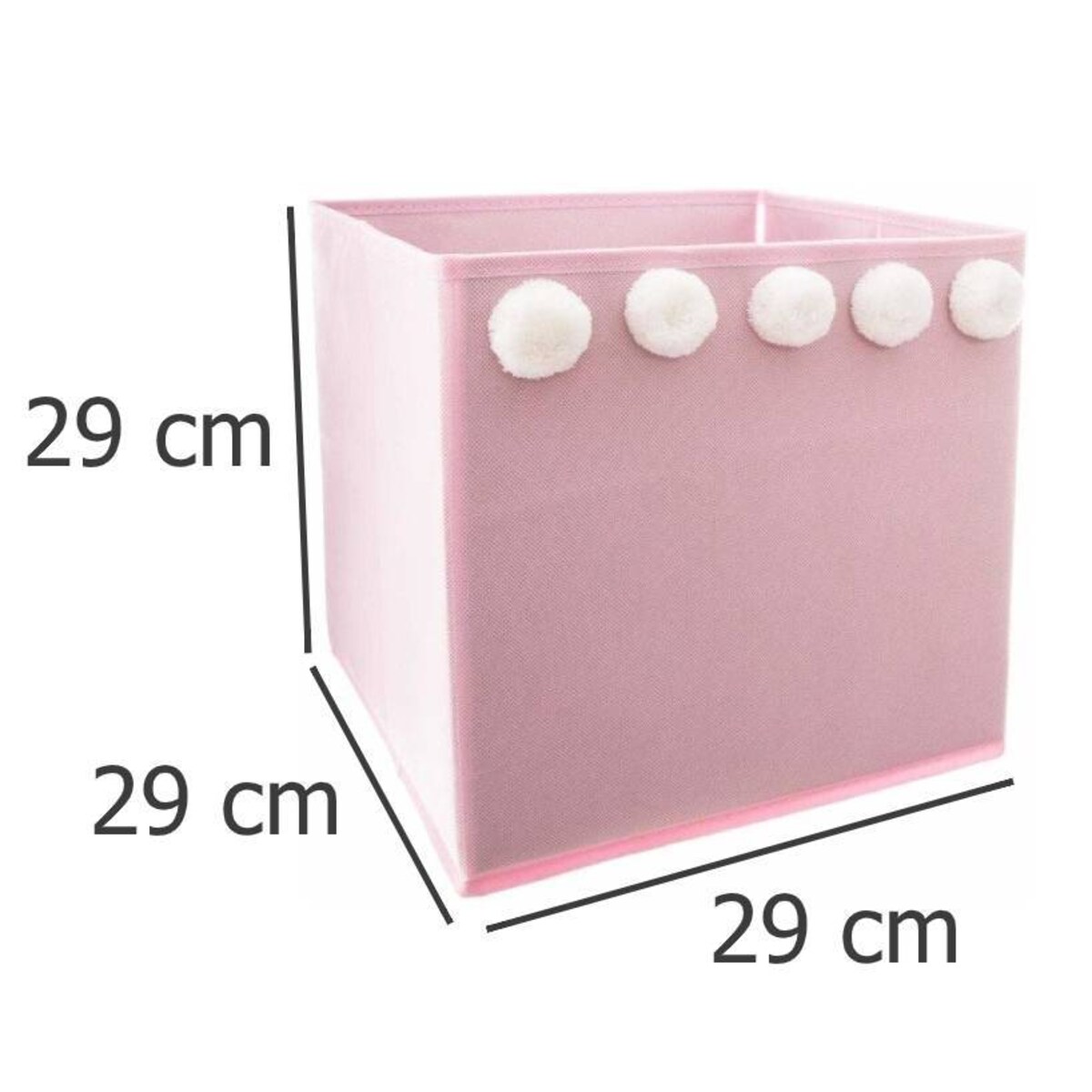 Pojemnik tekstylny POMPOM, 24 L