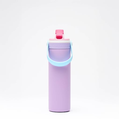 Butelka termiczna na wodę ze słomką termos Dupla Insulated 600ml - Lilac Puff