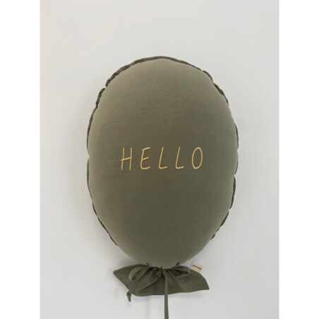 Balon dekoracyjny forest green - HELLO, LIGHT GOLD