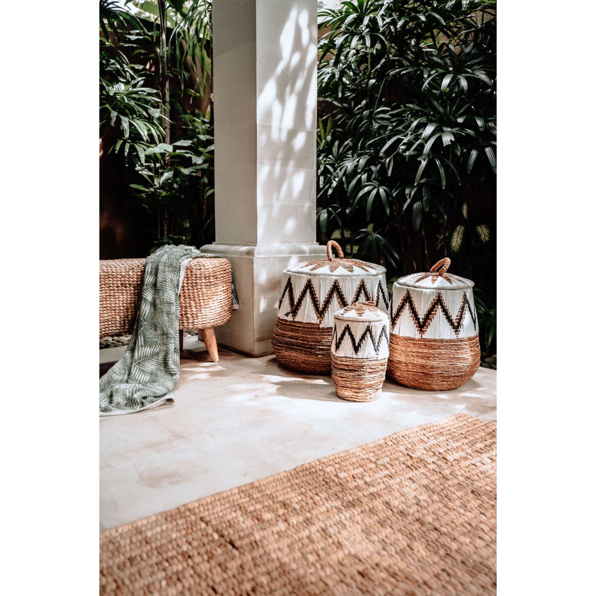 KOSZ PERU S BIAŁY BEZ POKRYWKI