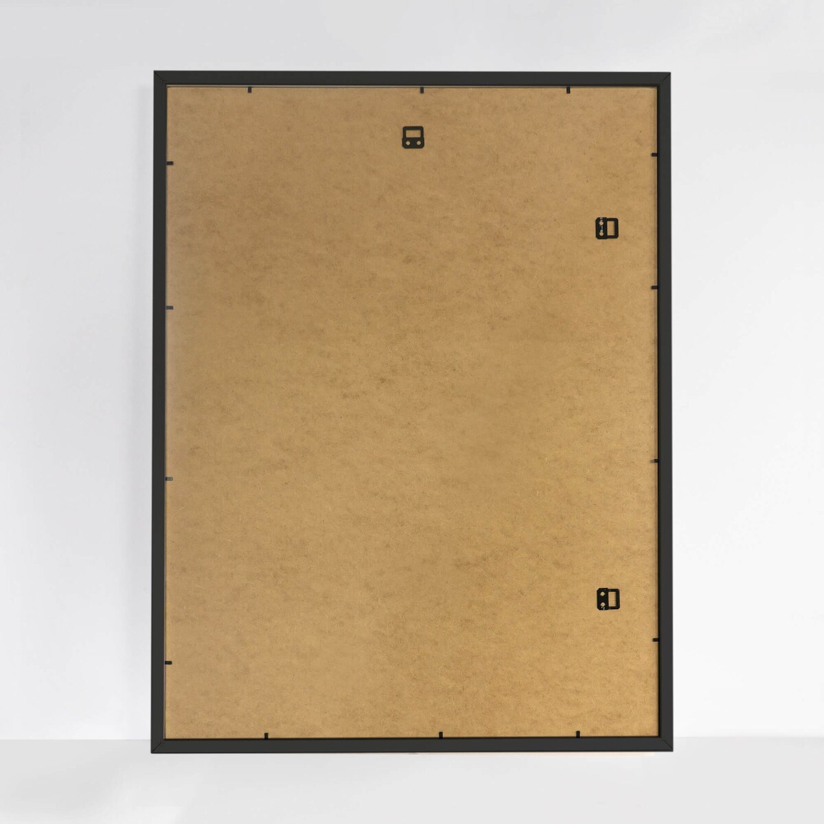 Ramka na zdjęcia 70x100 cm czarna rama MDF z plexi do powieszenia pion poziom klasyczna ramka prostokątna