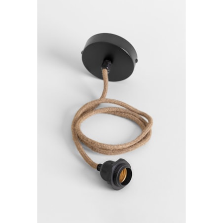 Lampa wisząca z sizalu, Jessica, Ø35 cm - ↑105 cm