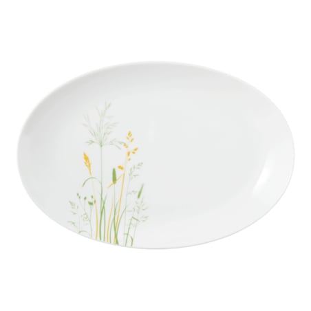 SELTMANN MEADOW GRASSES GREEN Owalny półmisek 31.5 x 21 cm