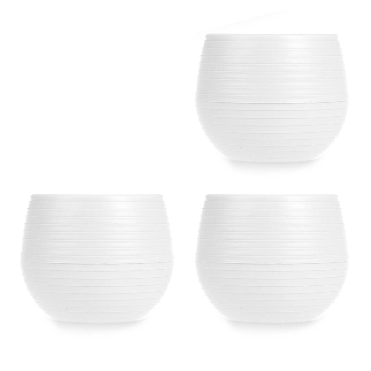 Doniczki samonawadniające, plastikowe, 3 sztuki, Ø 10 cm