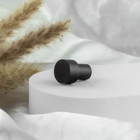 Gałka do mebli czarna uchwyt meblowy klasyczna loft do szafek szuflad