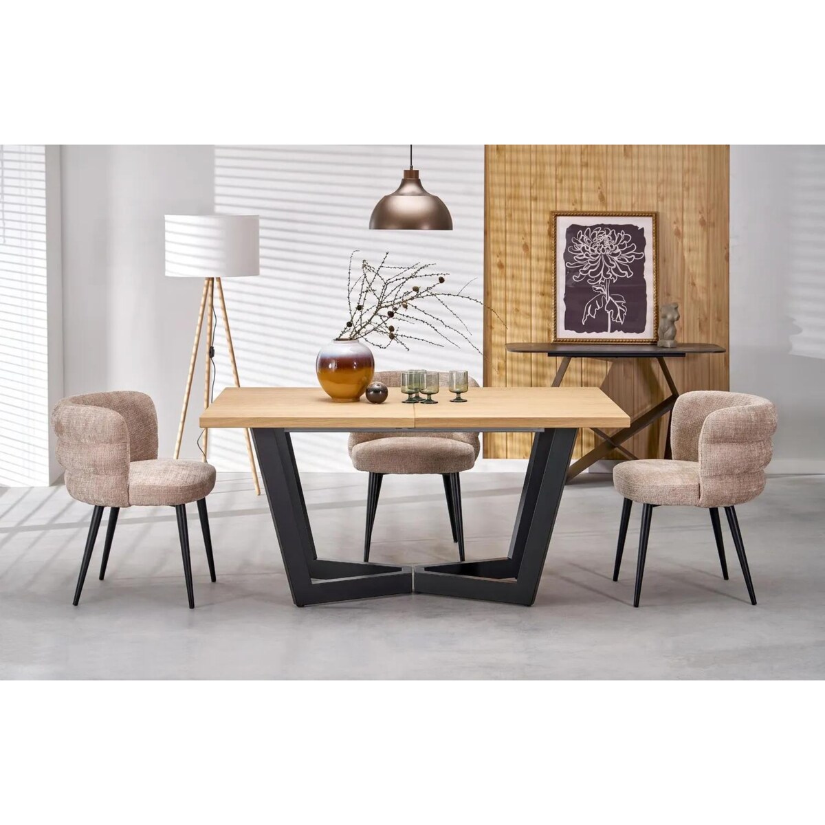 Krzesło tapicerowane K575 beżowe