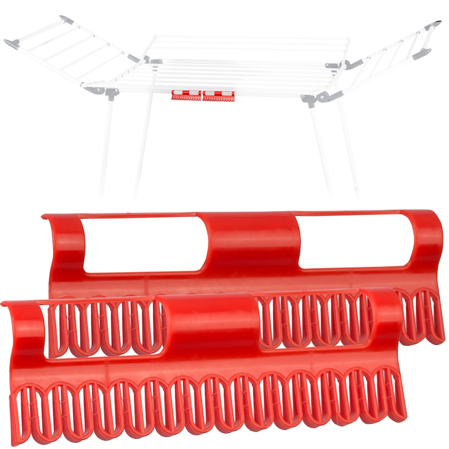 Uchwyty na skarpetki do suszarek Massido 2 szt. czerwone