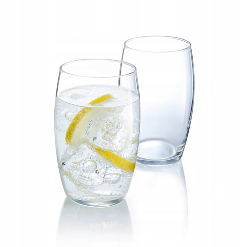 WYSOKA SZKLANKA 6x 375 ml LUMINARC na napoje wodę