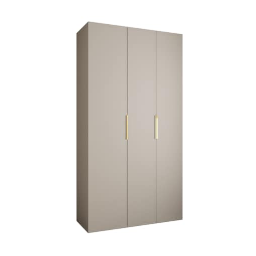Szafa trzydrzwiowa Como 4 130 gł.40 kaszmir+złoty