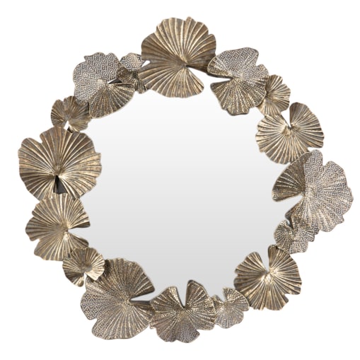 LUSTRO LIŚCIE metalowe śr. 86cm