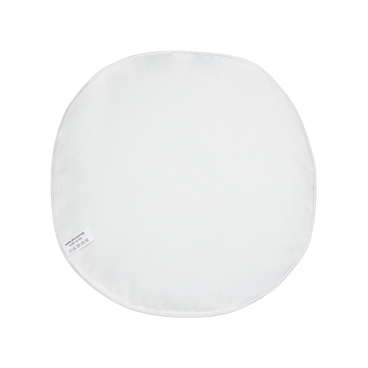 2 poduszki ogrodowe w kwiaty 40 cm biało-różowe LANROSSO