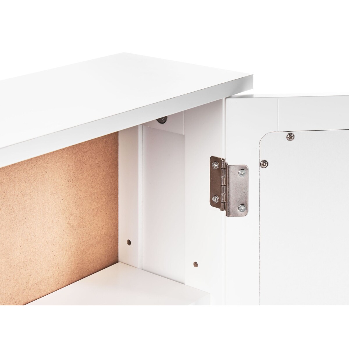 Szafka wisząca łazienkowa z lustrem HUILA 34 cm 53 cm Biały