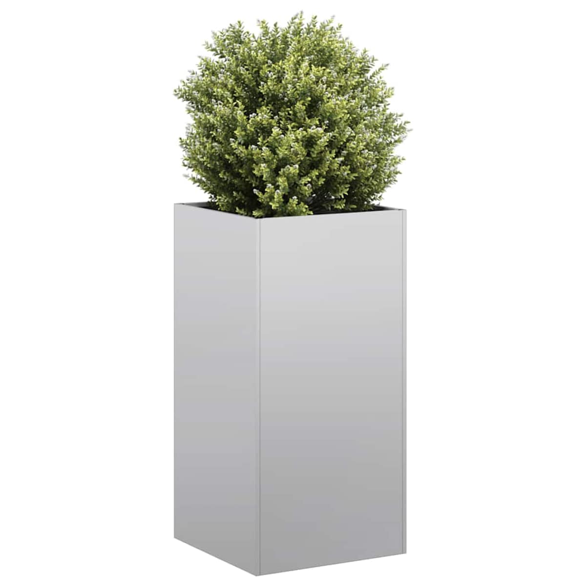 vidaXL Doniczka 40x40x80 cm Stal ocynkowana