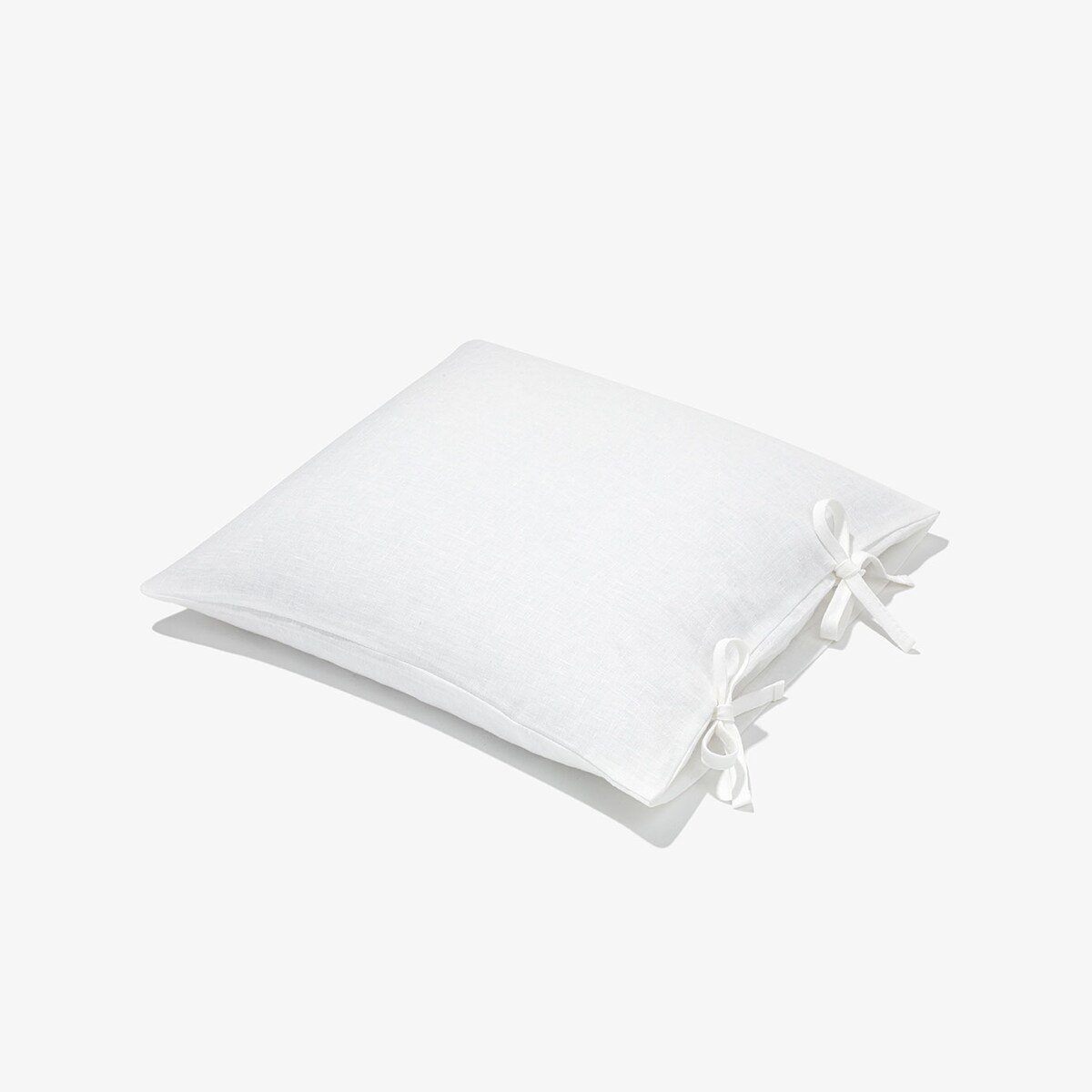Poszewka lniana 40x40 biała