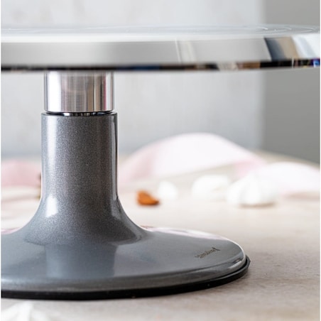 Patera obrotowa do ciast ciasta tortu babeczek 25.5cm KLAUSBERG