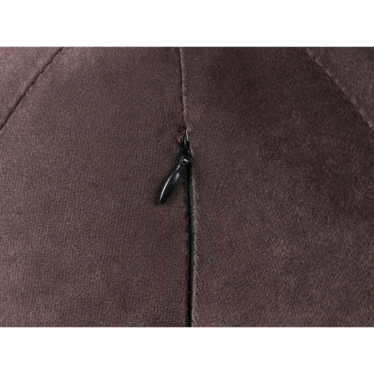 Sofa dla 3 osób LEIREN Welur Ciemnobrązowy