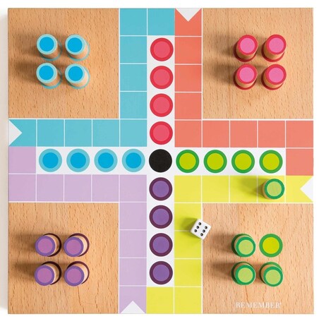 Gra z drewna „Patschisi” dla dzieci, ciekawa planszówka doskonała na upominek