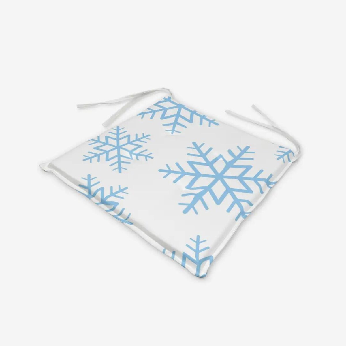 Poduszka świąteczna na krzesło - Śnieżynka