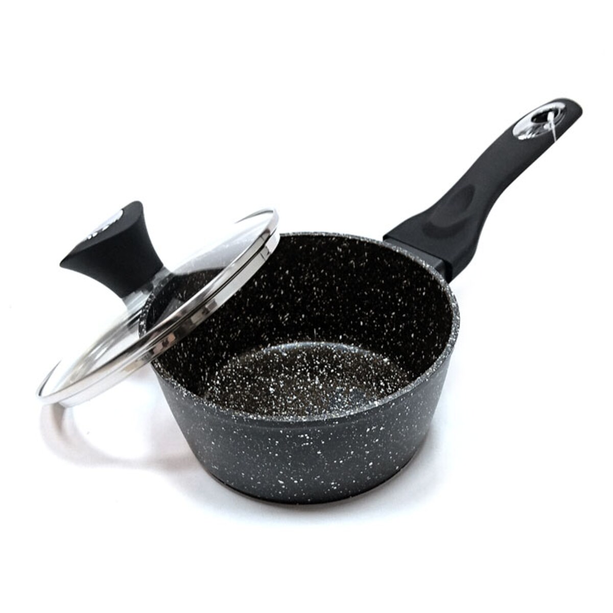 Zestaw garnków z powłoką granitową Gold Marmo 12 ele KLAUSBERG