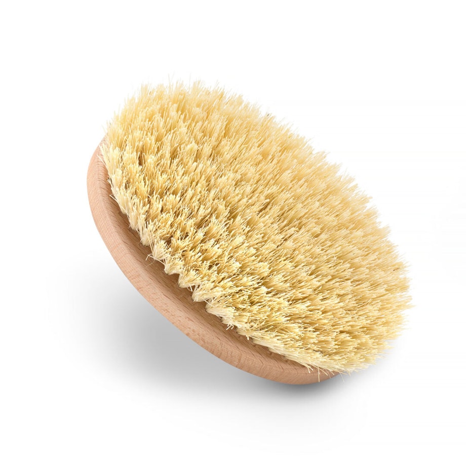 Szczotka do masażu ciała na sucho – włókno tampico, bez paska, No.7P