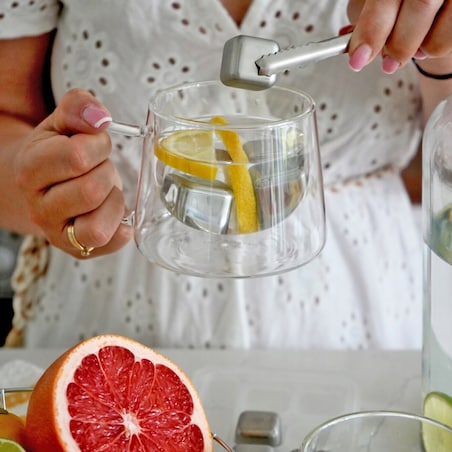 SZKLANKI Z PODWÓJNE ŚCIANKI 2x 300 ml na cappucino herbatę prezent mamy box