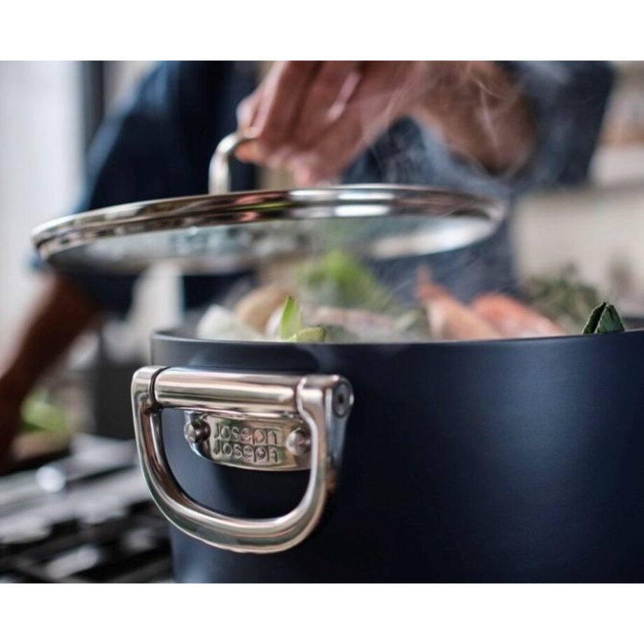 Wysoki garnek (25 cm) + pokrywka Space Joseph Joseph
