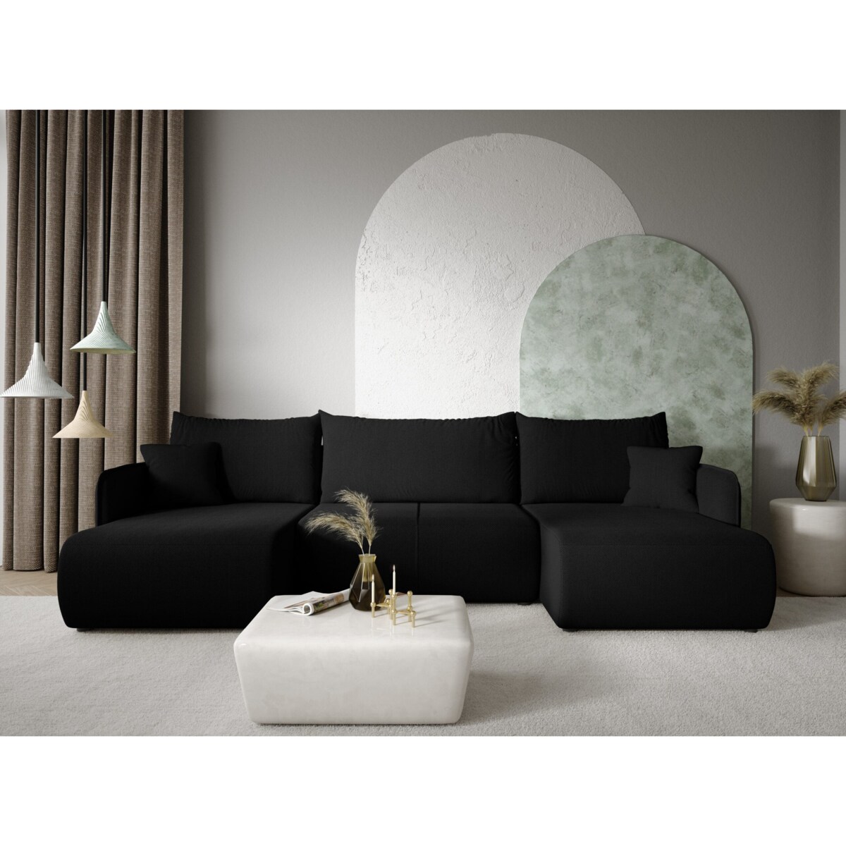 Narożnik FOREST U z funkcją spania Kolor: Curio 99