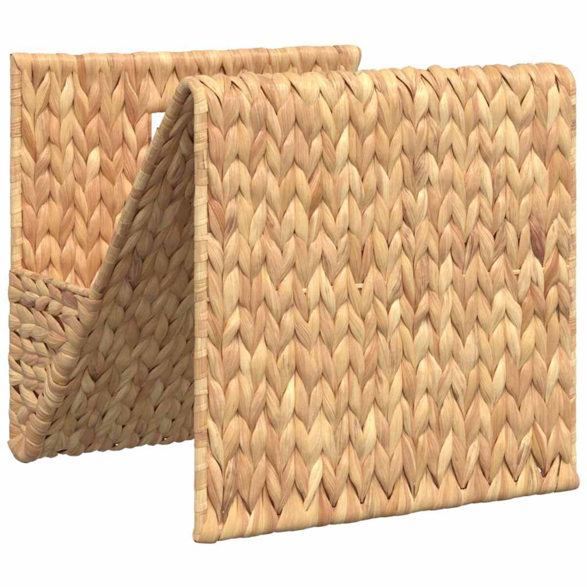 vidaXL Stojak na gazety, 31x31x31 cm, hiacynt wodny