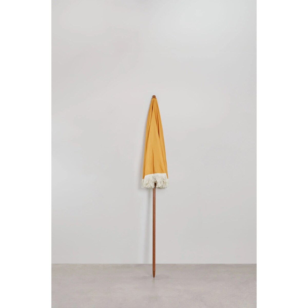 Parasol ogrodowy retro żółty curry Mika Ø175 cm