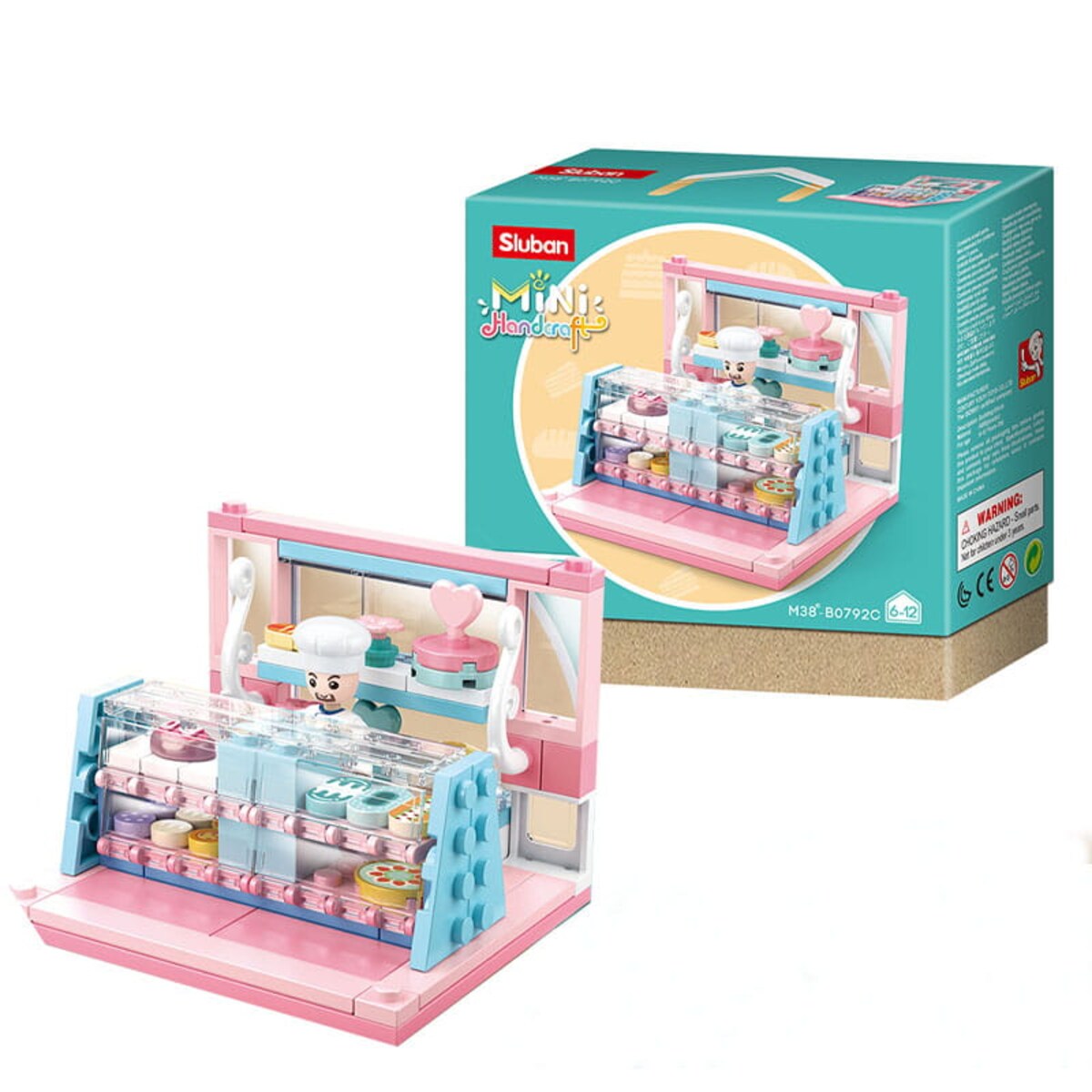 CUKIERNIA - mini pokoik klocki - Sluban - 117 elementów