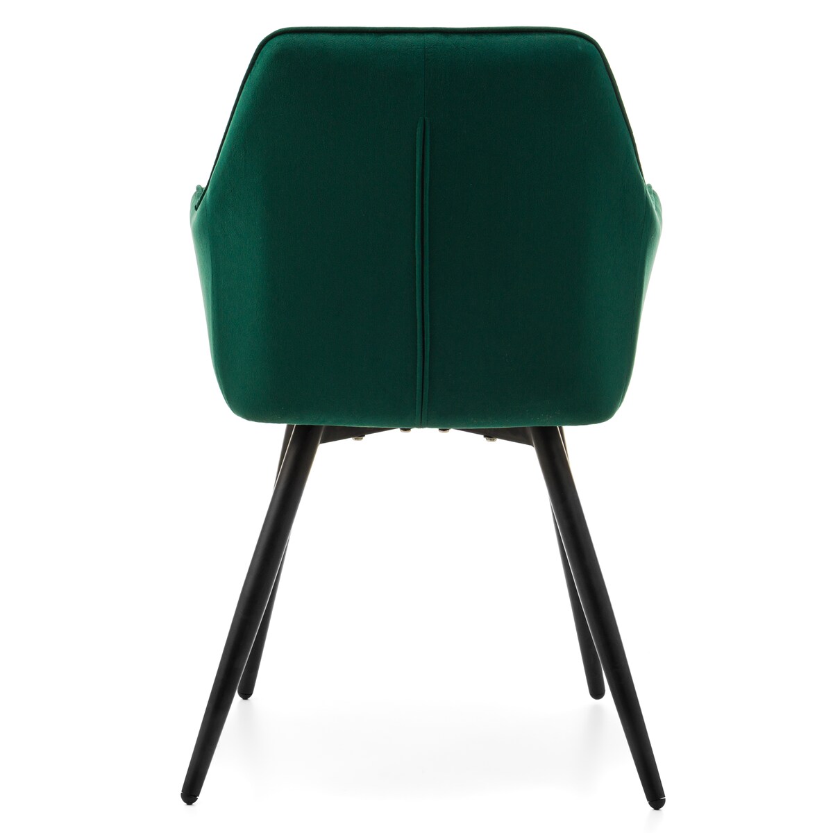 Krzesło tapicerowane welurowe do salonu jadalni VASTO zielone, NEWHOME