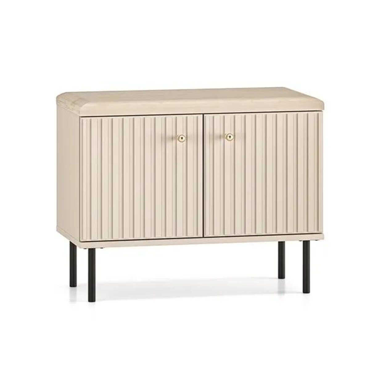 Szafka na buty z siedziskiem ELLEN 2D kaszmir