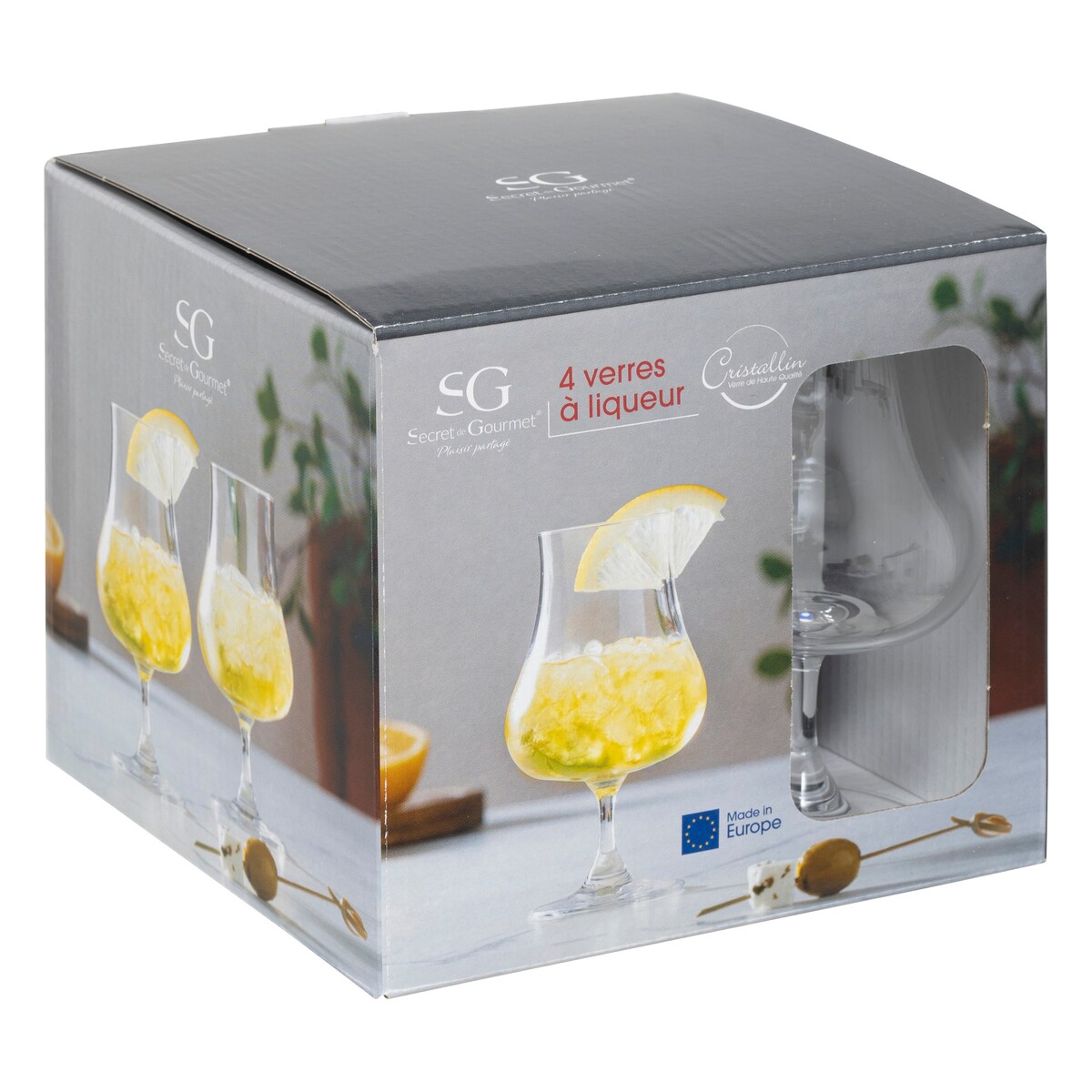 Kieliszki do likieru, 4 x 220 ml