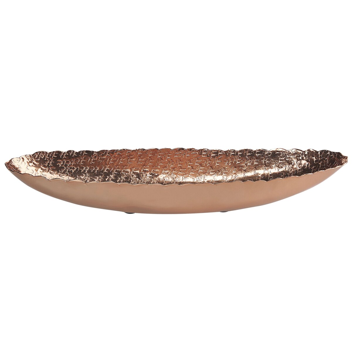 Patera dekoracyjna liść miedziana CARACOL