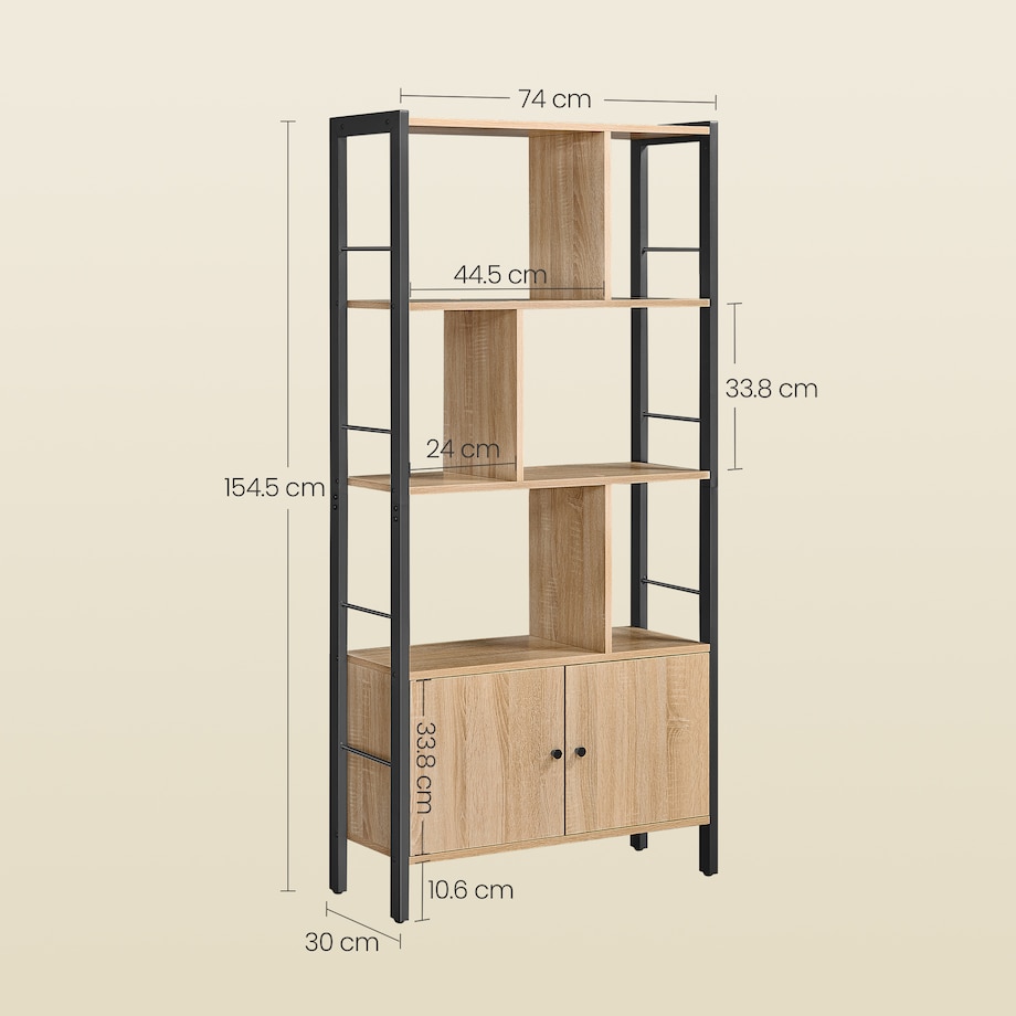 REGAŁ NA KSIĄŻKI, KWIATY - SONOMA