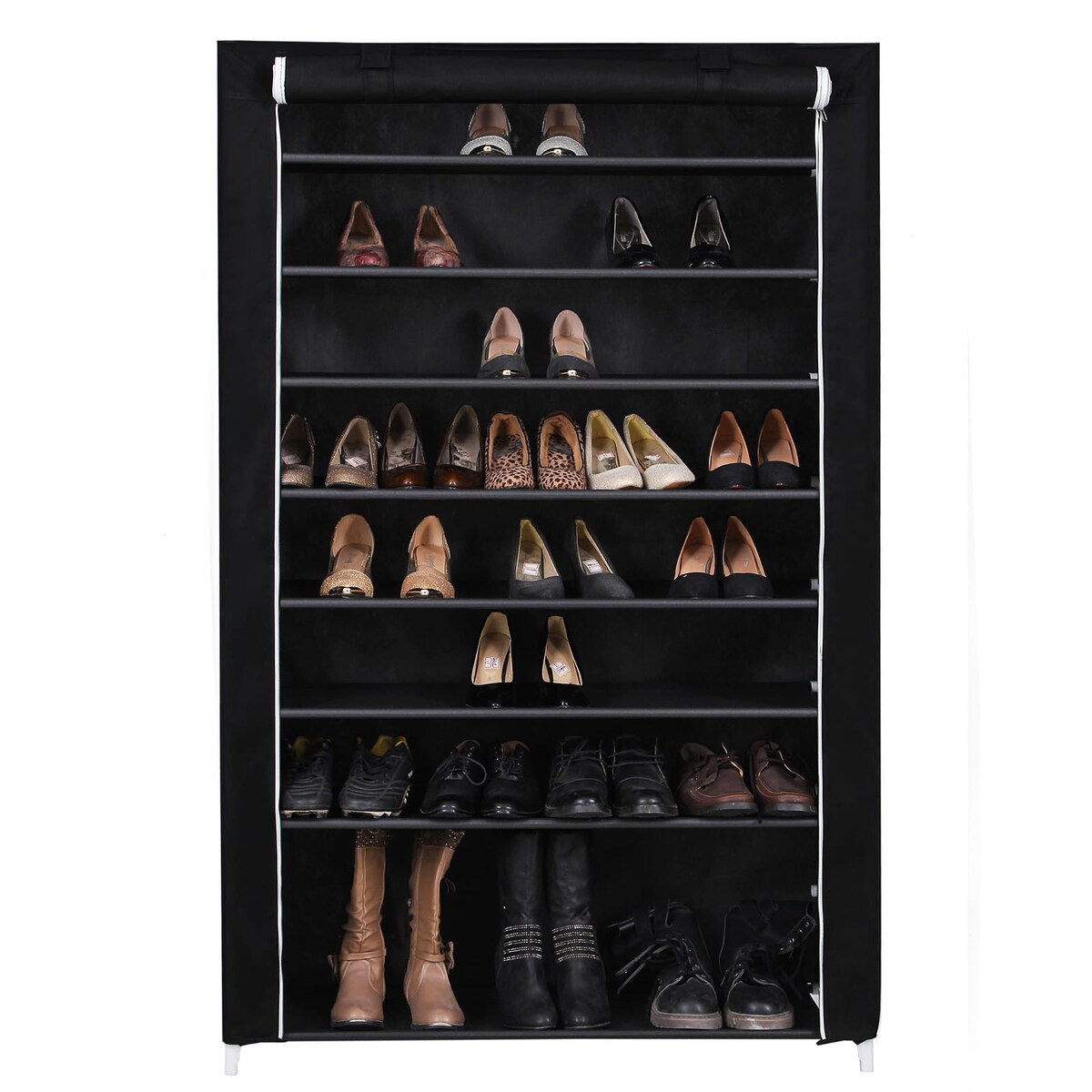 Szafka Na Buty Do Korytarza, Garderoby Prostokątna Czarny