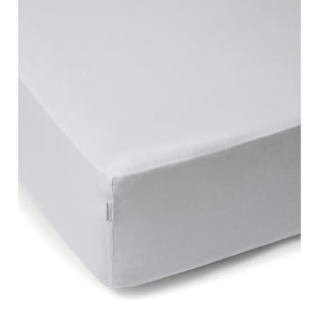 Prześcieradło dzianinowe z gumką białe 180 x 200 cm
