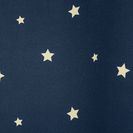 Zaciemniająca zasłona do pokoju dziecięcego SPACE, w gwiazdki, 140 x 260 cm