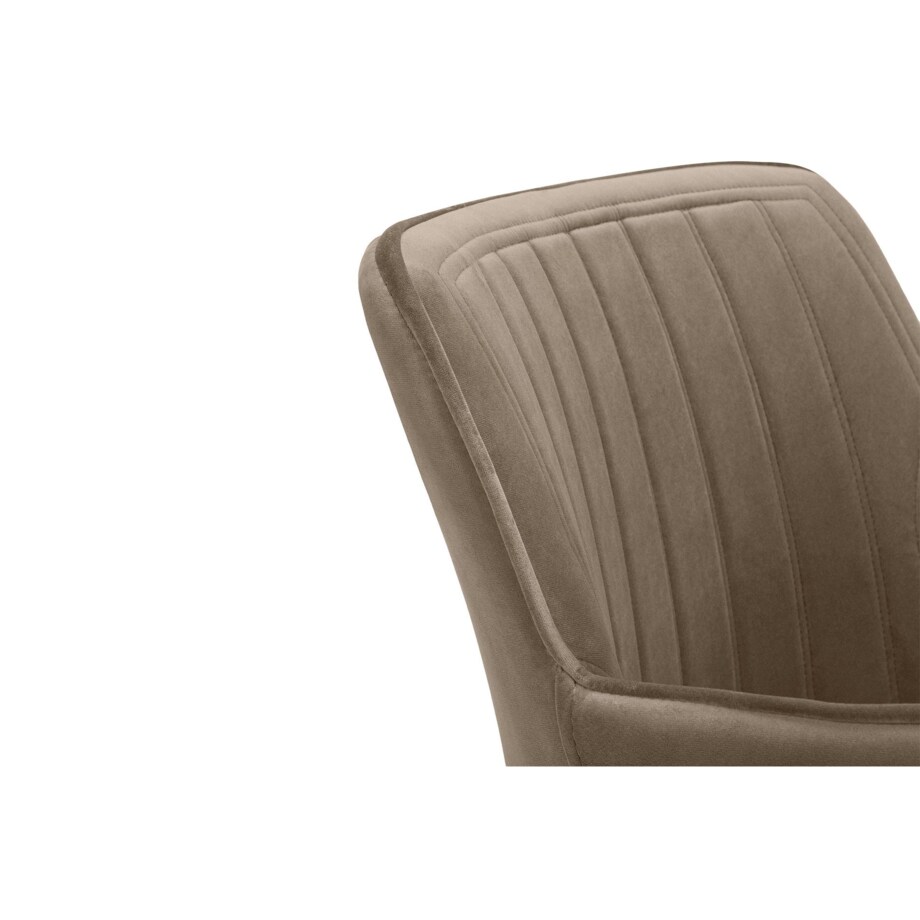 KONSIMO PYRUS welurowe krzesła 2 sztuki beżowe