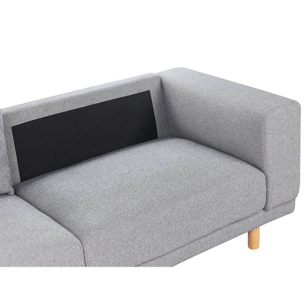 Sofa 3-osobowa szara NIVALA