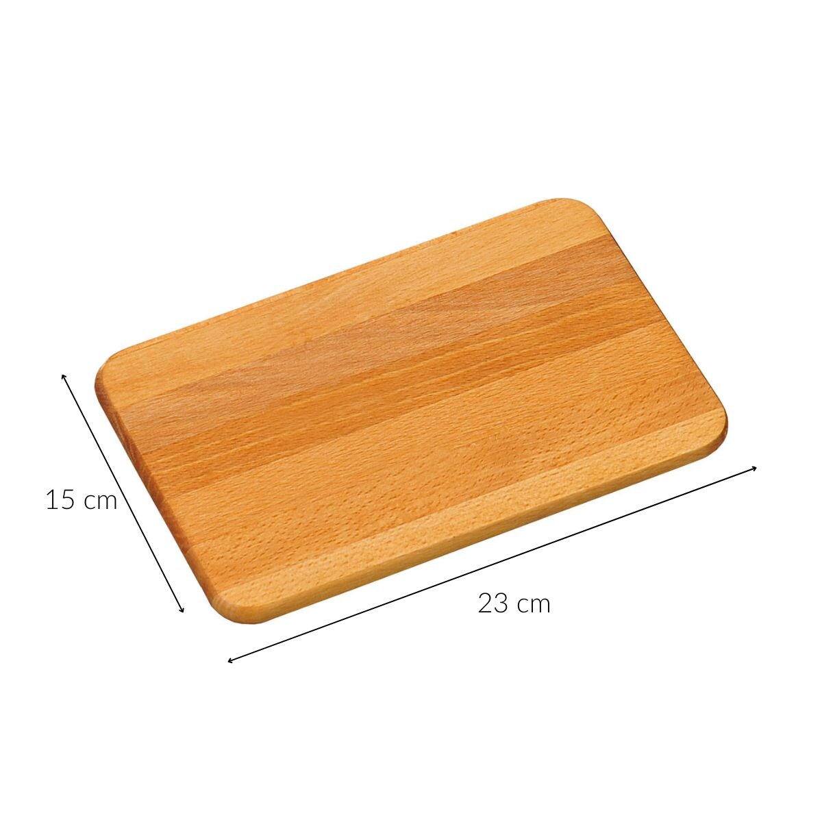 Deska kuchenna do krojenia z drewna bukowego, 23 x 15 cm, Kesper