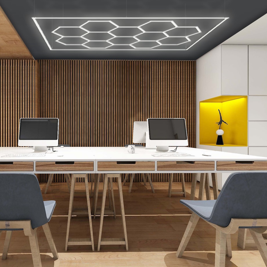 Plafon Light Prestige Geometric biały LED 4000K 1 szt.