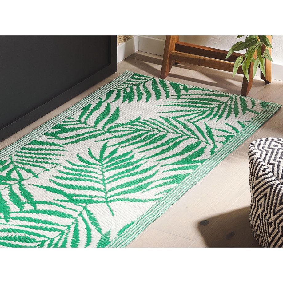 Dywan zewnętrzny 60 x 105 cm zielony KOTA