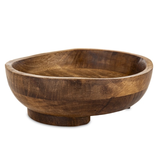 Misa dekoracyjna drewniana 9x25x25 cm DEKOR-5 na nóżkach