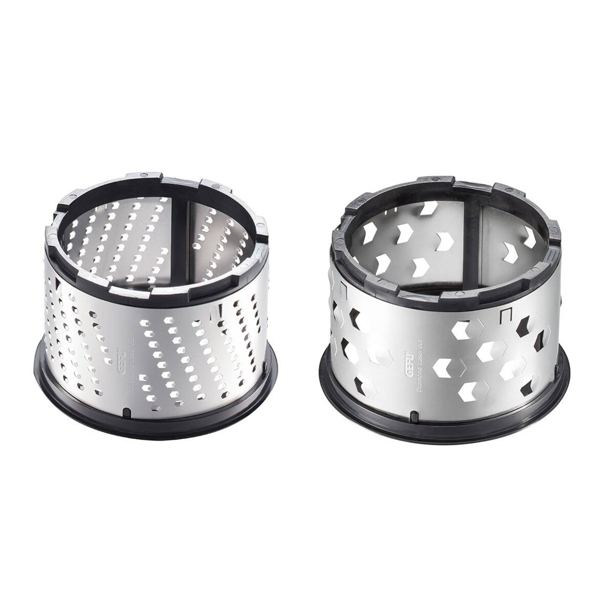 Tarka z bębnami tnącymi ze stali nierdzewnej, wygodne urządzenie na ręczną korbkę