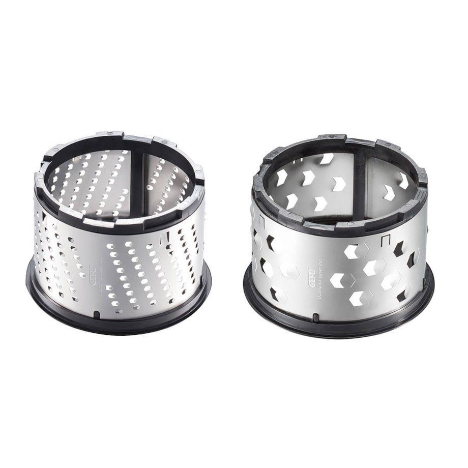 Tarka z bębnami tnącymi ze stali nierdzewnej, wygodne urządzenie na ręczną korbkę