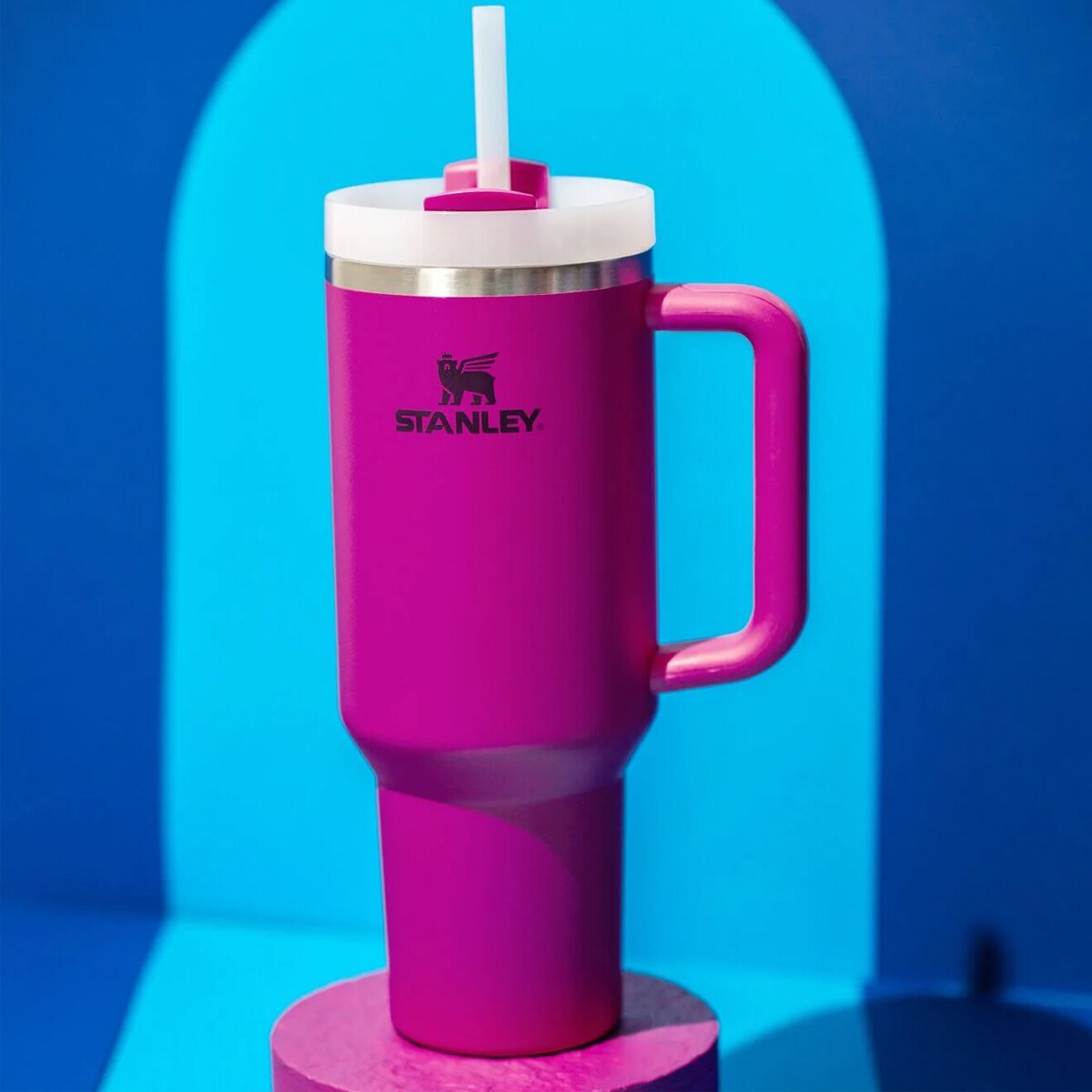 Stanley - Kubek termiczny Quencher H2.OFlowState™ Tumbler (1.18L) - fuchsia