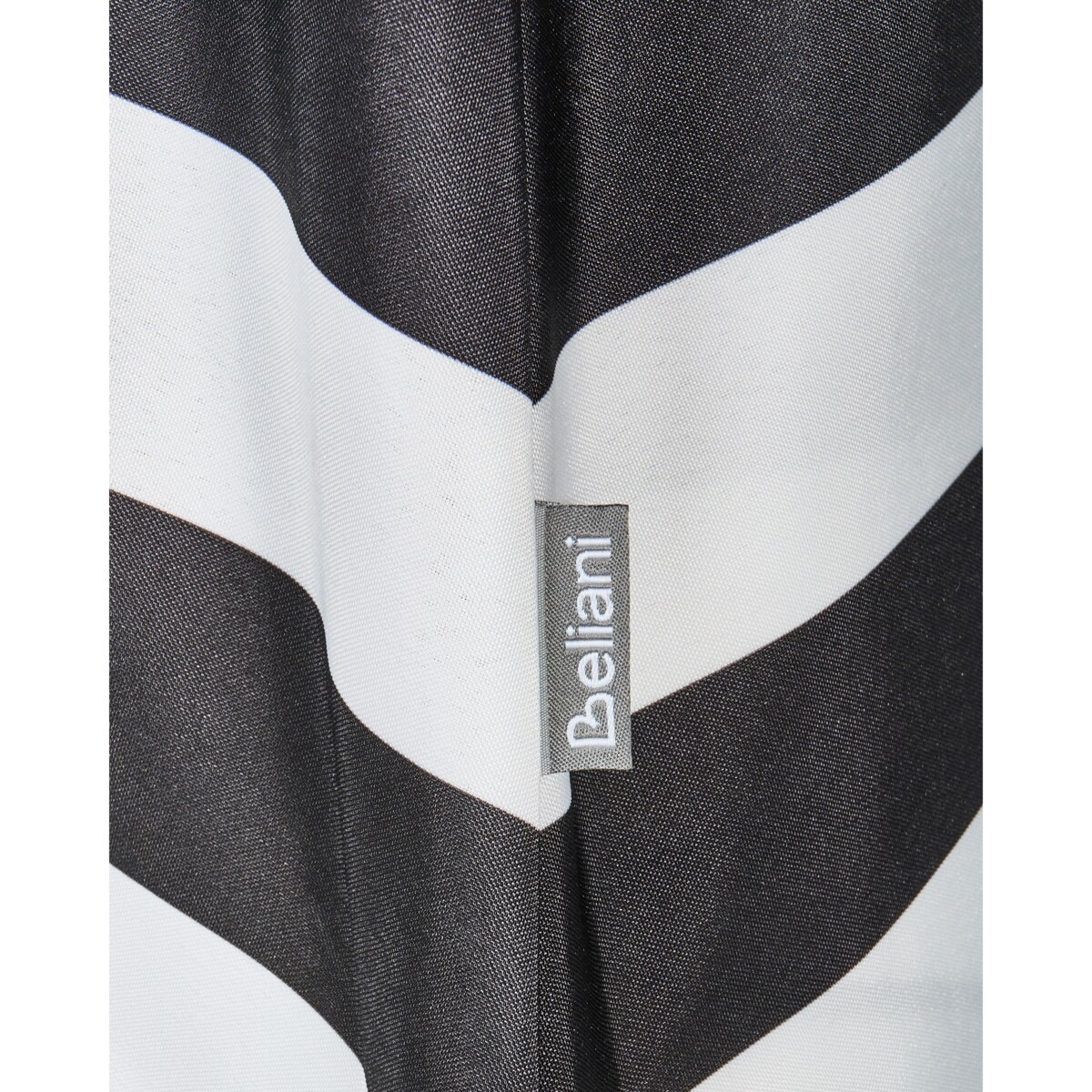 Parasol ogrodowy 260 cm FERENTILLO Czarny/ biały