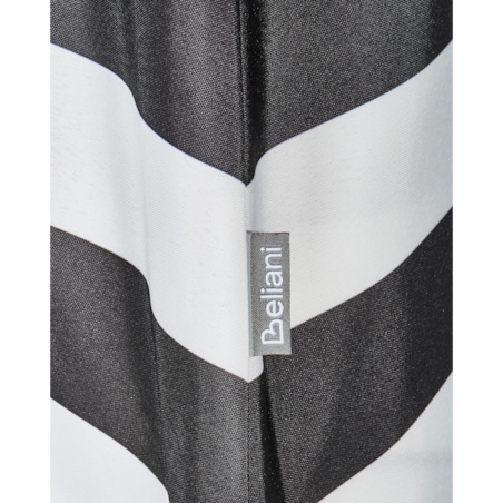 Parasol ogrodowy 260 cm FERENTILLO Czarny/ biały